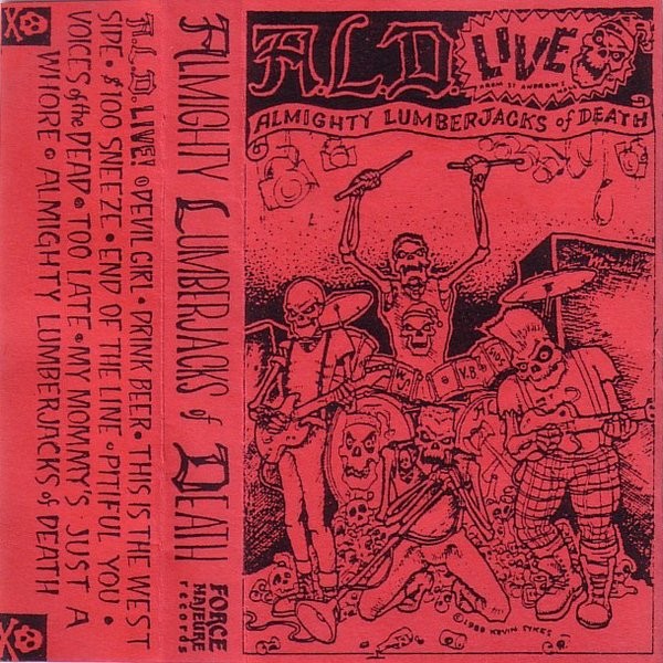 Almighty Lumberjacks Of Death – A.L.D. Live! (2022) Cassette Album