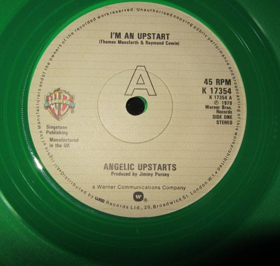Angelic Upstarts – I’m An Upstart (1979) Vinyl Album 7″