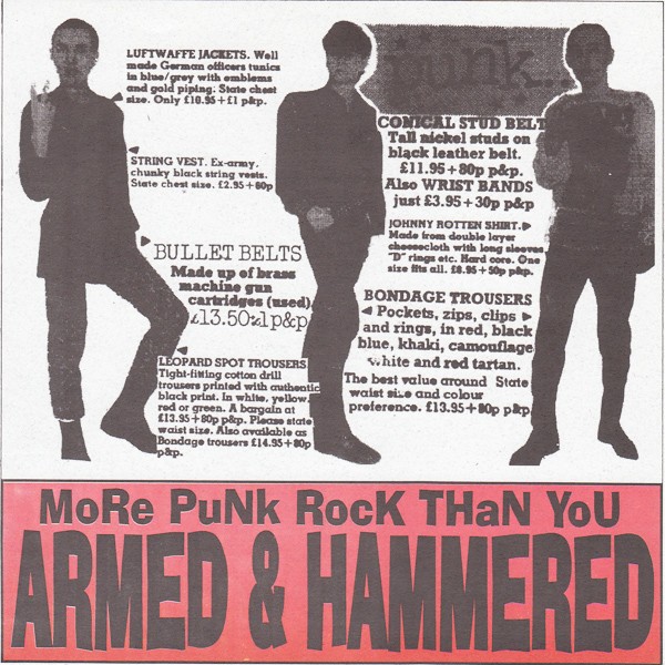 Armed & Hammered – More Punk Rock Than You (2022) Vinyl 7″ EP